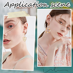 100 шт. латунная проволока для ушей KK-SC0004-87