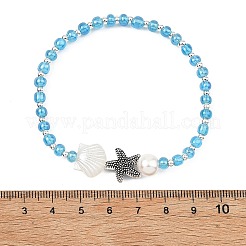 Stretcharmbänder aus Glas&nbsp;BJEW-JB13805