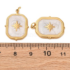 Подвески из нержавеющей стали 304 с эмалью&nbsp;STAS-U061-34G-A01