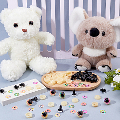 1 Beutel Sicherheitsösen-Sets aus Kunststoff&nbsp;DIY-FH0010-70A