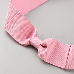 Женская эластичная повязка на шляпу из искусственной замши с бантом&nbsp;AJEW-WH0696-082D