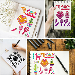 Трафареты для резки штампов из нержавеющей стали cinco de mayo DIY-WH0279-159