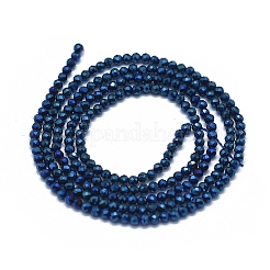 Гальванические бусины из натуральной черной шпинели G-D0013-78A