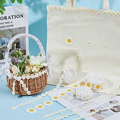 15 ярд 5-х видов хлопковой кружевной ленты с цветочным узором OCOR-OC0001-45