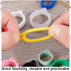 32шт. 16-х стильный силиконовый кулон SIL-CP0001-12