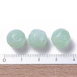 アクリルビーズ  天然石風  多面カット  ラウンド  アクアマリン  11mm  穴：2mm  約540個/500g&nbsp;SACR-S001-11mm-20