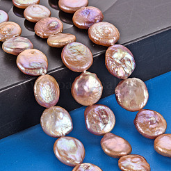 Природные Кеши жемчуг пряди PEAR-S018-03E