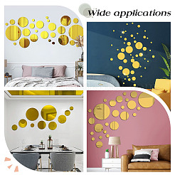Décoration murale miroir auto-adhésif en acrylique&nbsp;AJEW-WH0270-210