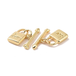 Fermoirs à bascule en laiton à placage de crémaillère&nbsp;LS-ZIRC-C042-12G