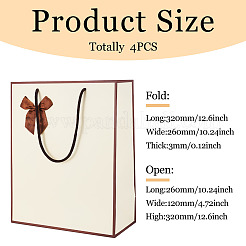 4 шт. прямоугольные бумажные подарочные пакеты&nbsp;AJEW-TA0001-60B