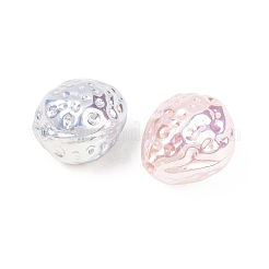 Perles d'imitation en verre électroplaqué&nbsp;GLAA-A044-04