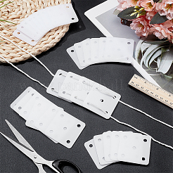 アクリル裁縫道具30個  正方形  ホワイト  55x55x2mm  穴：6mm&nbsp;DIY-FG0006-54