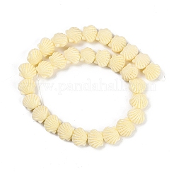 Fili di perline intagliate tinte in corallo sintetico&nbsp;X-CORA-K009-05A-01