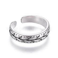 Регулируемые латунные кольца на мыске&nbsp;RJEW-EE0002-11AS