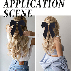 6 стиль заколки для волос из железа и полиэстера из кожи аллигатора для девочек&nbsp;PHAR-SP0001-20