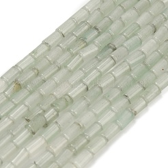 Окрашенные природные белый нефрит бисер пряди G-P600-B07-01B