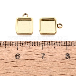 Cabochon-Anhängerkomponente aus Edelstahl 304&nbsp;STAS-Q113-21B-G