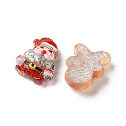 Рождественские прозрачные смоляные кабошоны CRES-D323-03