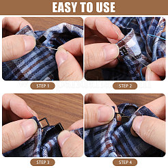 72 шт. двухцветная застежка из сплава FIND-CA0010-45