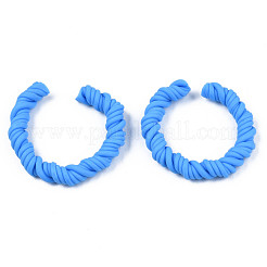 Веревка из полимерной глины открытое кольцо&nbsp;CLAY-N010-031-06