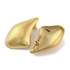 Ионное покрытие (ip) серьги-гвоздики из нержавеющей стали 304 для женщин EJEW-N054-25G