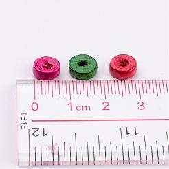 Бессвинцовые плоские круглые бусины из натурального дерева X-YTB021