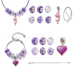 Fai da te braccialetto europeo kit per la creazione di collane per bambini&nbsp;DIY-G085-01H