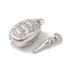 925 стерлинговое серебро с родиевым покрытием и прозрачным микропаве с цирконием STER-G038-15P