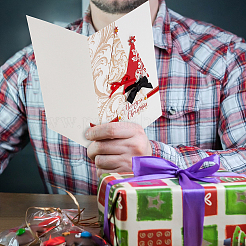 DIY-Set zum Basteln von Weihnachtsgrußkarten aus Papier&nbsp;AJEW-WH0348-526A