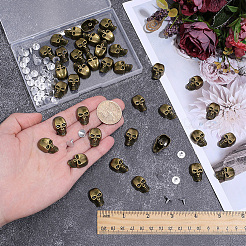 50 rivet en alliage en forme de crâne&nbsp;FIND-PH0062-01A