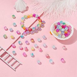 Прозрачных бусин акриловые треск CACR-N002-8MM-M