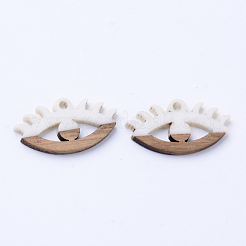 Подвески из смолы и ореха&nbsp;LS-RESI-N025-009A-B05