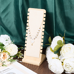 Подставки для хранения деревянных ожерелий с 12 слотом&nbsp;NDIS-WH20003-01B