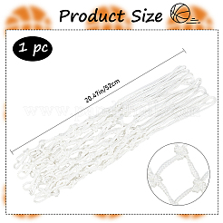 1шт полиэстеровая баскетбольная сетка AJEW-CN0002-48A