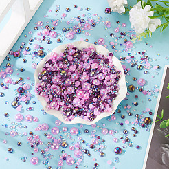 Полукруглые кабошоны из абс-пластика FIND-TAC0038-08D