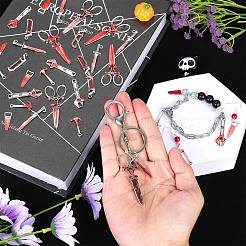 36шт 6 стиля подвески из сплава с эмалью ENAM-SZ0004-22