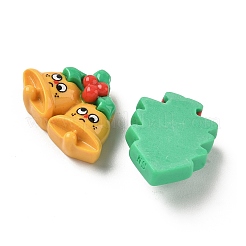 Рождественские кабошоны из непрозрачной смолы для декодирования RESI-H041-01