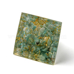 Украшение дисплея смолы пирамиды оргонита&nbsp;LS-G-PW0005-05M