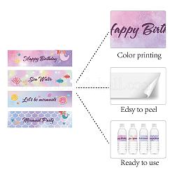 1 пакет самоклеящихся пластиковых этикеток-наклеек DIY-CN0002-09G