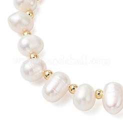 Женские браслеты из бисера из натурального культивированного пресноводного жемчуга&nbsp;BJEW-JB13320
