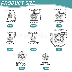 280шт 8 стильные бусины из сплава в тибетском стиле&nbsp;TIBEB-PH0018-58