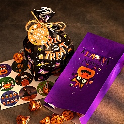Sacchetto di carta a tema halloween 12 pz 4 stili&nbsp;CARB-E006-01