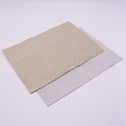 Tissu en lin imitation polyester, Couverture de canapé, Accessoires de vêtement, rectangle, blé, 29~30x19~20x0.09 cm