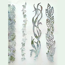 Carbon Steel Cutting Dies Stencils, for DIY Scrapbooking, Photo Album, Decorative Embossing Paper Card, Matte Stainless Steel Color, Flower, 105x155x0.8mm