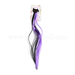 Copricapo di halloween, forcina per parrucca decorativa per gatti, decorazioni per capelli da festa, colorato, 390mm