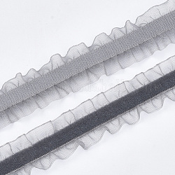 Velvet Organza Ribbon, Slate Gray, 3/4 inch(18mm), about 20yards/roll(18.29m/roll)