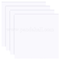 Olycraft PVC Foam Boards, Poster Board, for Crafts, Modelling, Art, Display, School Projects, Square, White, 20.4x20.4x0.3cm