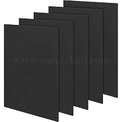 BENECREAT 5 Sheets 3mm Black Foam Boards A4 Black Foam Rubber, Sand Table Model Material Supplies for Mounting Crafts Modelling Art Display School Projects, 20x30cm