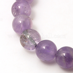 Natural Ametrine Beads Strands, Round, Lilac, about 12mm in diameter, hole: 1mm, about 32pcs/strand, 15.3 inch