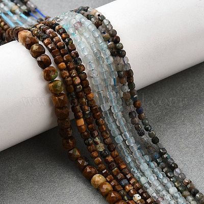 Природных драгоценных камней смешанного бисер нитей G-A097-D03-07-1